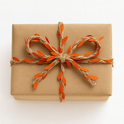 Jute & Leaf String - Multicolour