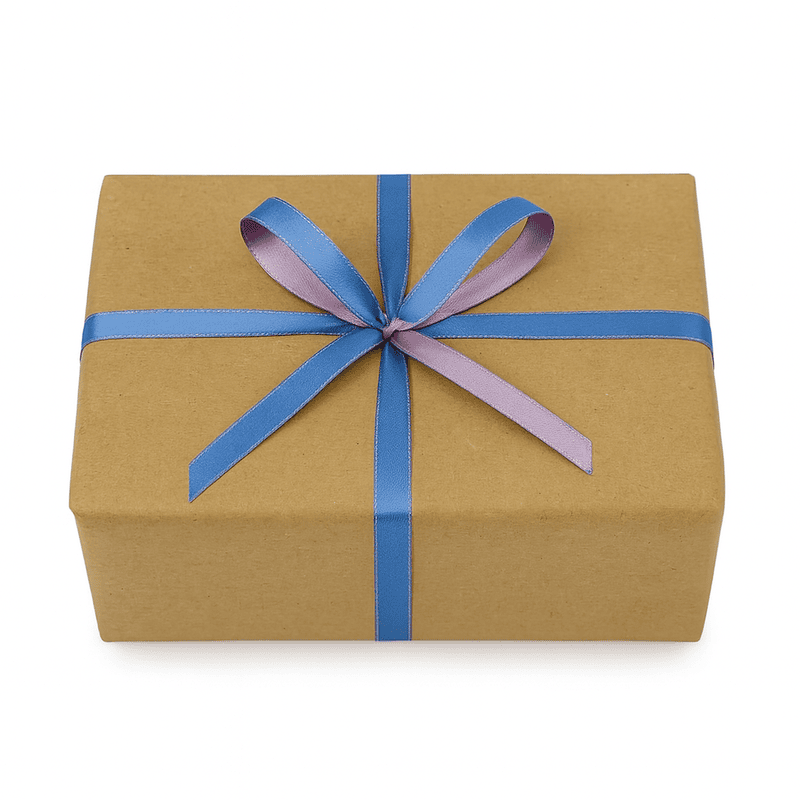 Reversible Ribbon - Baby Blue with Baby Pink (1 & 3 cms)