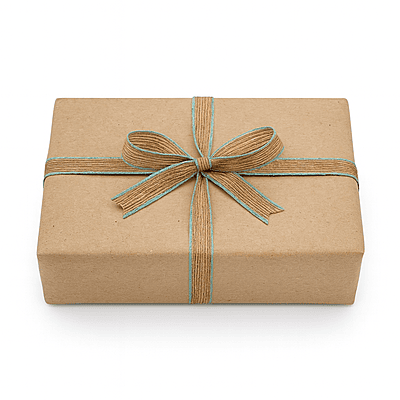 Jute Ribbon with Coloured Edges