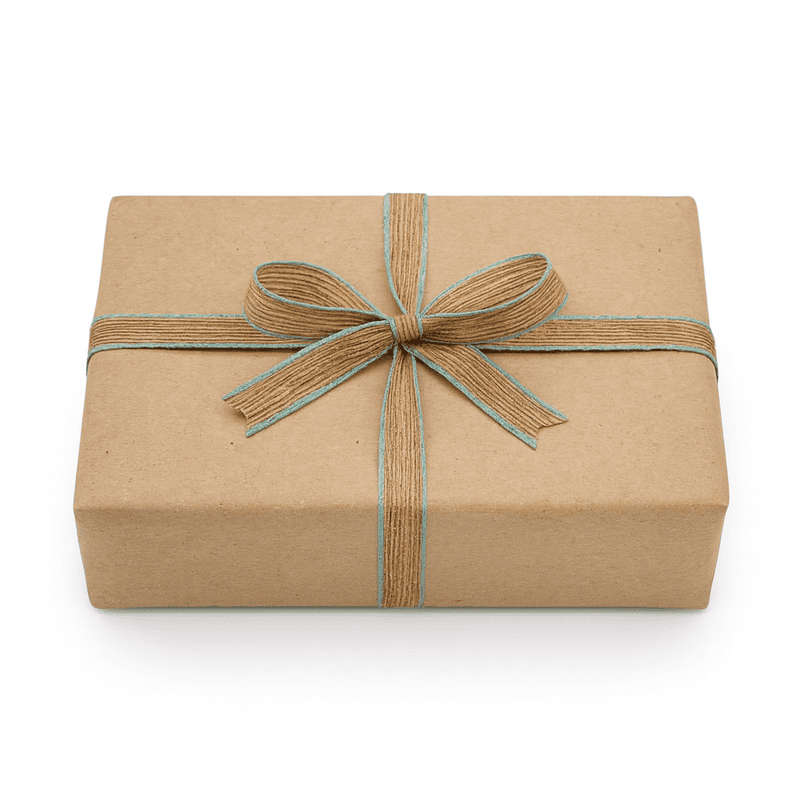 Jute Ribbon with Coloured Edges