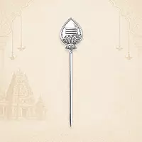 Silver Vel Om Pendant | Lord Murugan Vel Design Spiritual Pendant for Men & Women