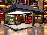 NFS Diorama Garage with LED light