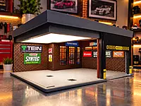 NFS Diorama Garage with LED light