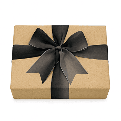 Black to Grey Ombré Sheer (2.5 & 4 cms)