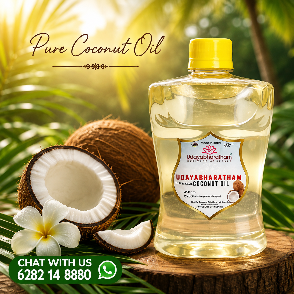 Health Oil Pure Copra Coconut Oil(1Liter ) Health Oil Pure Copra Coconut Oil(1Liter )