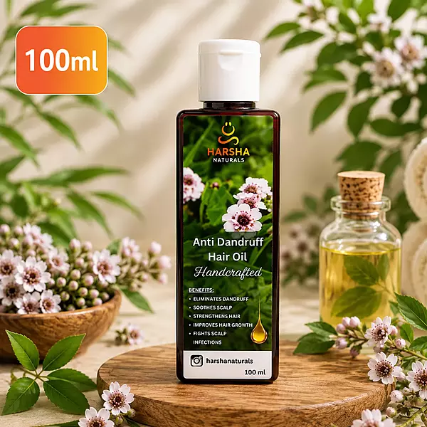 Harsha Naturals - Anti Dandruff Hair Oil - 100 ml