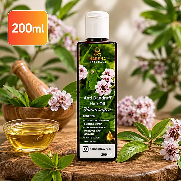 Harsha Naturals - Anti Dandruff Oil 200ml