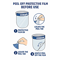 Capri Face Guard & Refill – Reusable Dental Face Shield