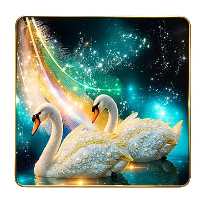 Luxury Swan Wall Decor with Pearl Finish | Elegant 3D Decorative Art Panel for Home & Living Room Luxury Swan Wall Decor with Pearl Finish | Elegant 3D Decorative Art Panel for Home & Living Room