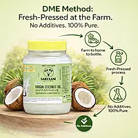 Premium Virgin Coconut Oil (Fresh Tiptur - 500ml Glass) | DME Method