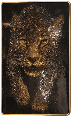 Majestic Leopard Crystal Wall Art | Resin Crystal Embedded | Dust Resistant Luxury Home Décor Majestic Leopard Crystal Wall Art | Resin Crystal Embedded | Dust Resistant Luxury Home Décor