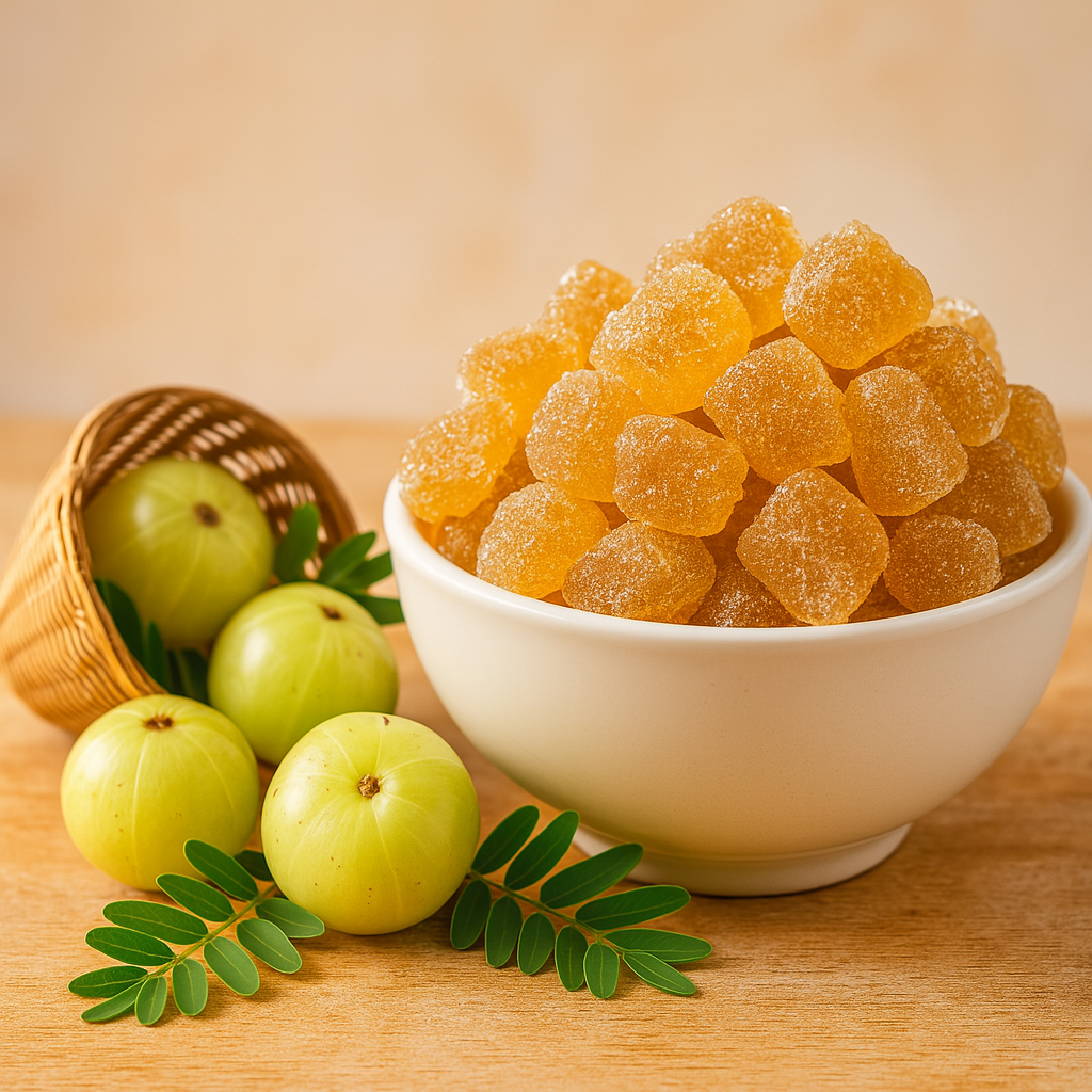 Pratapgadh Amla Candy with Vitamin C and Ayurvedic spices