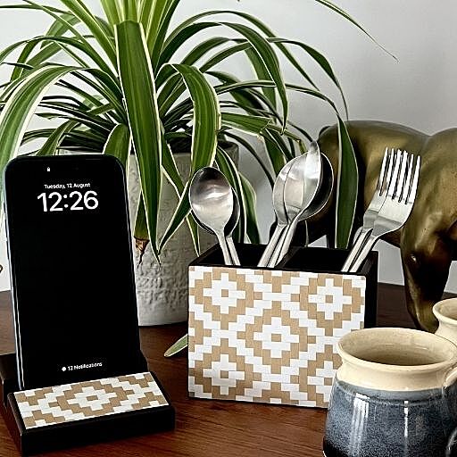 Chattai Beige Mobile Stand