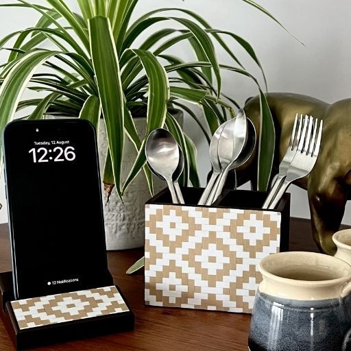 Chattai Beige Mobile Stand