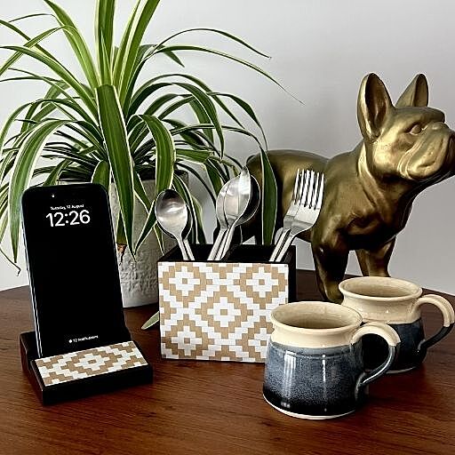 Chattai Beige Utility Holder