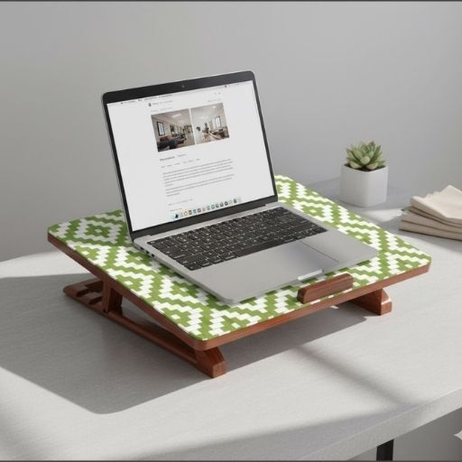 Chattai Green Laptop Stand