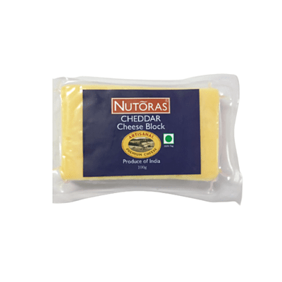 Nutoras Cheddar Cheese Block 100g Nutoras Cheddar Cheese Block 100g