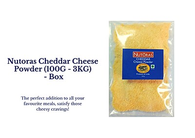Nutoras Cheddar Cheese Powder (100G - 3KG)
