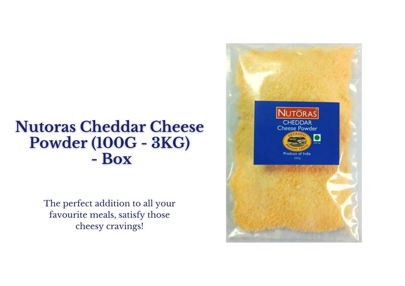 Nutoras Cheddar Cheese Powder (100G - 3KG) Nutoras Cheddar Cheese Powder (100G - 3KG)