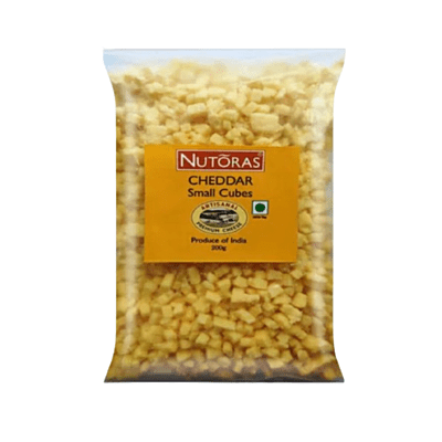 Nutoras Cheddar Cheese Small Cubes 200g Nutoras Cheddar Cheese Small Cubes 200g