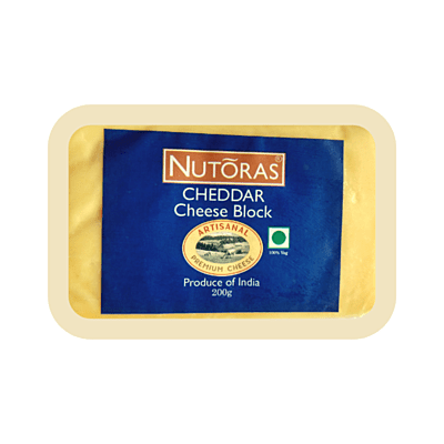 Nutoras Cheddar Cheese Block 100g Nutoras Cheddar Cheese Block 100g