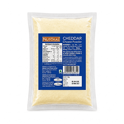 Nutoras Cheddar Cheese Powder 100G Nutoras Cheddar Cheese Powder 100G