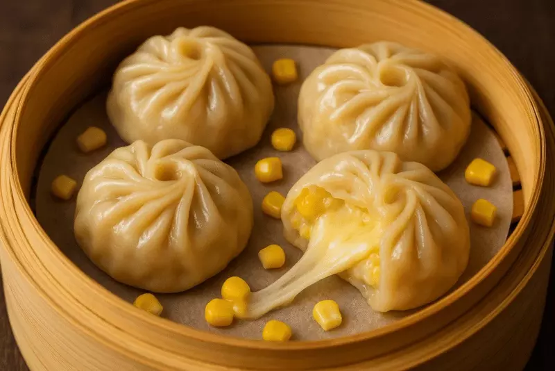Frzn Corn Cheese Momo AF3 500g 20pcs