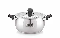 Sonu Chefmate Stainless Steel Multicooker Pressure Cooker (5.4 Litres) - All-in-One Steamer & Idli Maker