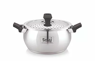 Sonu Chefmate Stainless Steel Multicooker Pressure Cooker (5.4 Litres) - All-in-One Steamer & Idli Maker