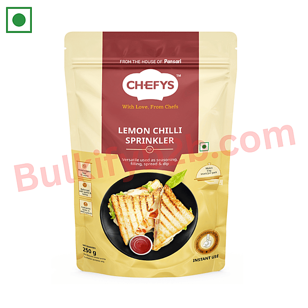 Chefys Lemon Chilli Sprinkler 250G