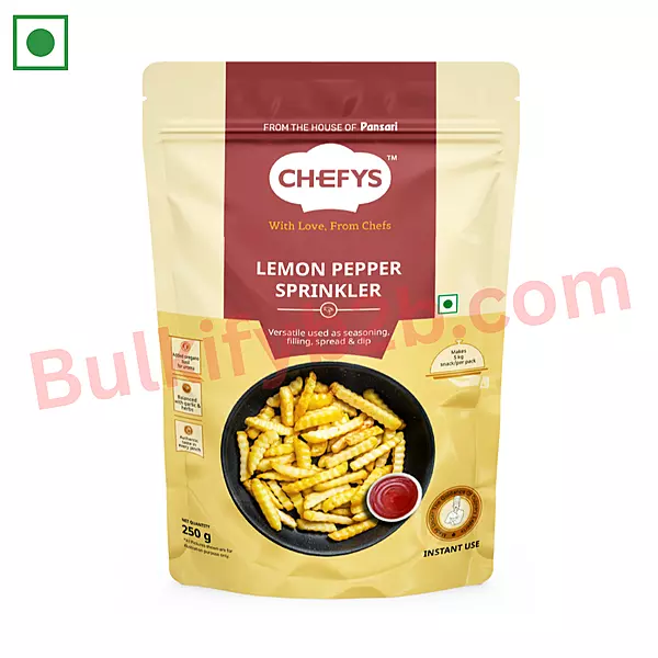 Chefys Lemon Pepper Sprinkler 250G