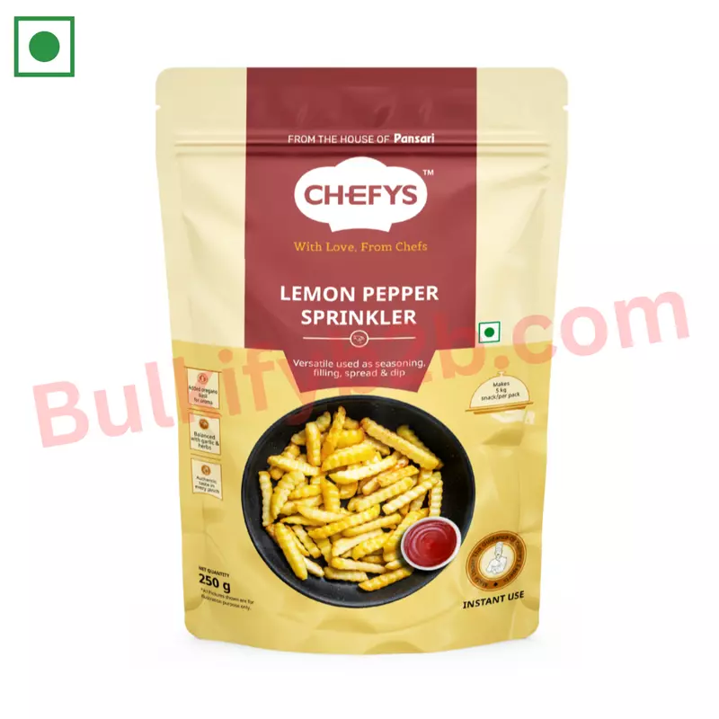 Chefys Lemon Pepper Sprinkler 250G
