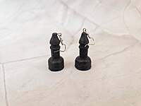 Chess Earrings - Bishop - Game Changer!!