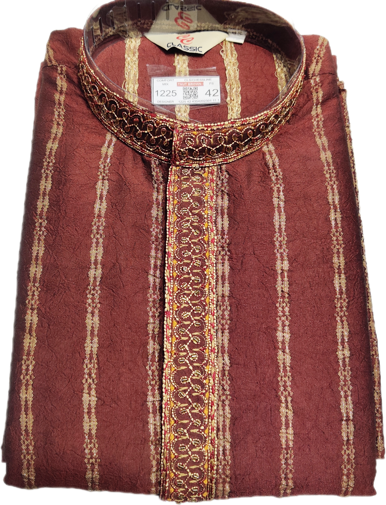 Chestnut Brown Designer Kurta