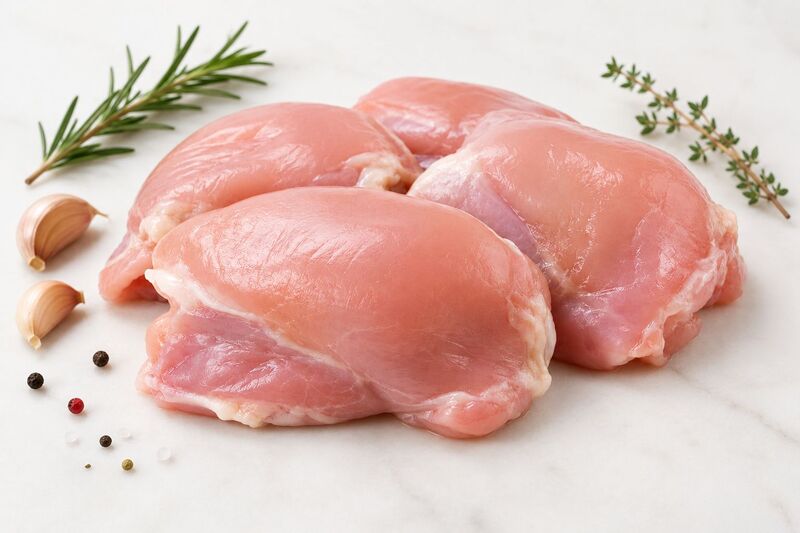 Chicken Boneless Thigh 500 Gms (Freshly Frozen | Antibiptic & Hormone Free)