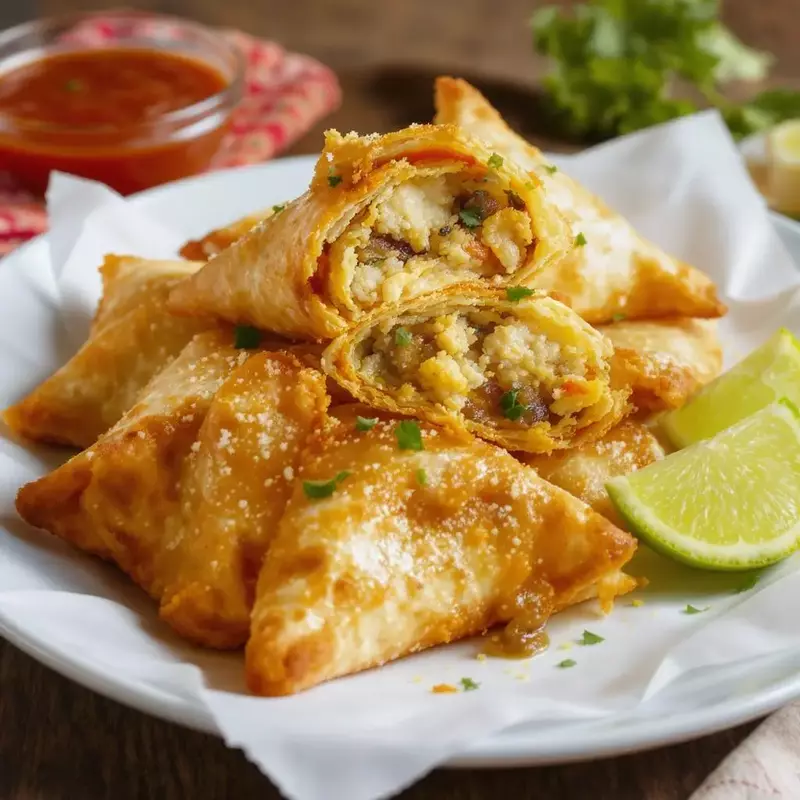 Frzn. Cocktail Chicken Samosas 20 Pcs