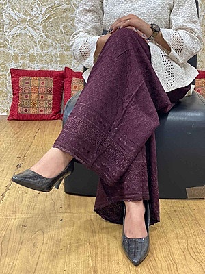 Chikan Rayon Mastani - Brown