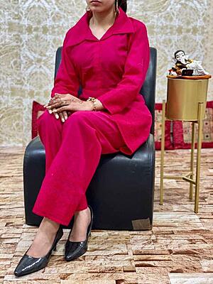 Chikankari Co-Ord Set Catalogue 2-Magenta