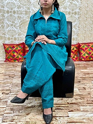 Chikankari Co-Ord Set Catalogue 3-Rama Chikankari Co-Ord Set Catalogue 3-Rama