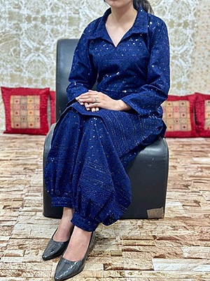 Chikankari Co-Ord Set Catalogue 4-NavyBlue Chikankari Co-Ord Set Catalogue 4-NavyBlue