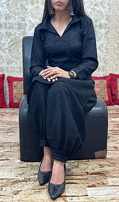 Chikankari Co-Ord Set Catalogue 5-Black Chikankari Co-Ord Set Catalogue 5-Black