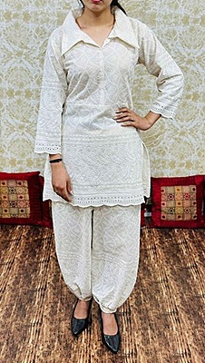 Chikankari Co-Ord Set Catalogue 8-OffWhite-2 Chikankari Co-Ord Set Catalogue 8-OffWhite-2