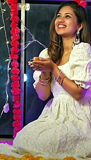 Chikankari Pleated Dress-OffWhite-3