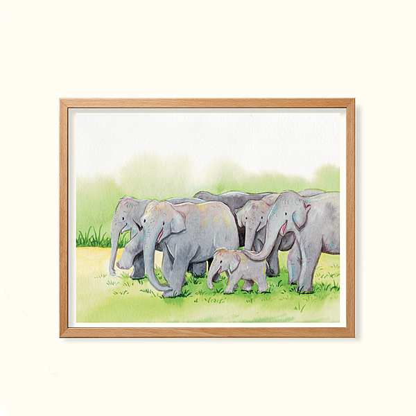 Indian Elephant – Childhood in the Wild