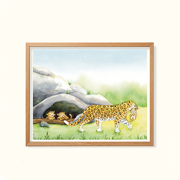 Indian Leopard- Childhood in the wild