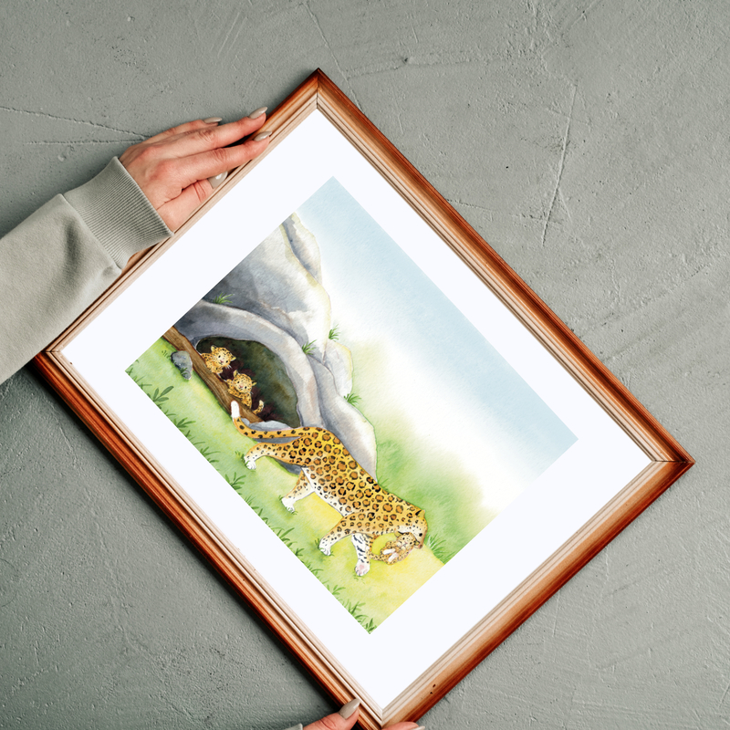 Indian Leopard- Childhood in the wild