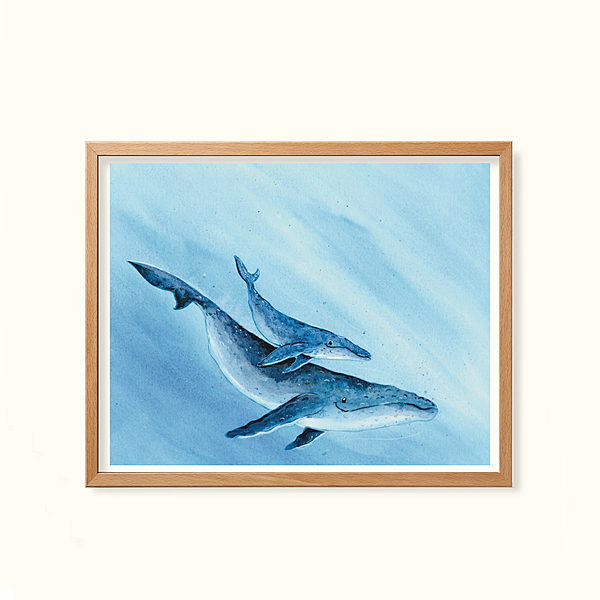 Humpback whale- Childhood in the wild