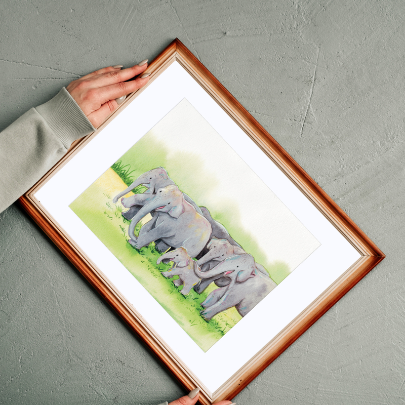 Indian Elephant – Childhood in the Wild