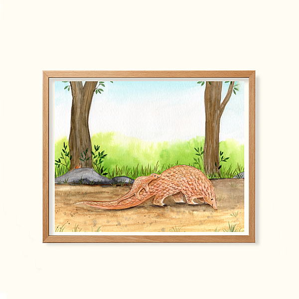 Indian Pangolin- Childhood in the wild