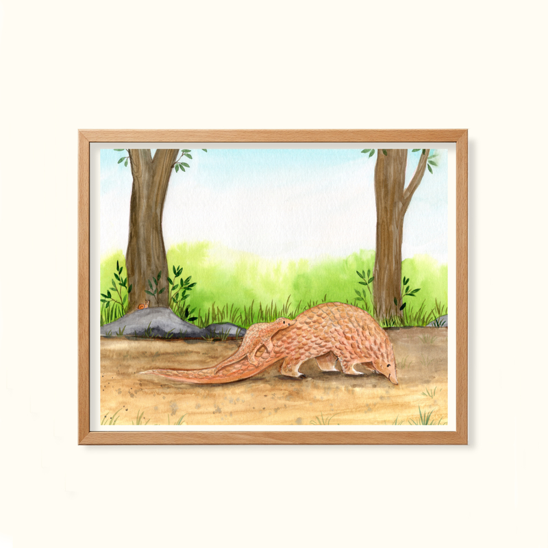 Indian Pangolin- Childhood in the wild